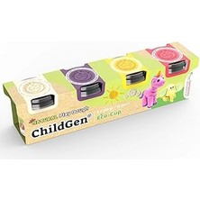 Hace Bazaar Childgen 4'lü 125GR Standart Oyun Hamuru Seti (4X125GR) (Pembe-Sarı-Mor-Beyaz) -Hcb