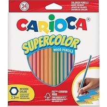 Hace Bazaar Carioca Supercolor Kuru Boya Kalemi 24'li -Hcb