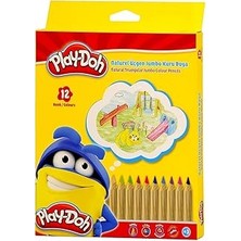 Hace Bazaar Play-Doh Kuruboya Naturel Jumbo 12 Renk -Hcb