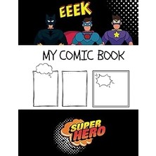 Hace Bazaar Independently Published Super Hero Blank Empty Comic Book - For Kids, Teens And Adults - Glossy Cove