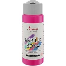 Hace Bazaar Red Rose Fuşya Akrilik Boya 60 ml -Hcb
