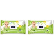 Hace Bazaar Hobby Islak Havlu Aloe Vera Kapaklı 90'lı (2 Paketi) -Hcb
