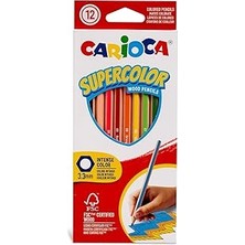 Hace Bazaar Carioca Supercolor Kuru Boya Kalemi 12'li -Hcb