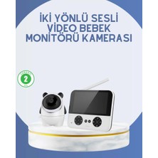 Esranın Dünyası Kablosuz Bebek Monitörü 720P Görüntü ve Geniş Ekran