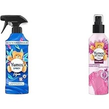 Hace Bazaar Maxzıqf Yumoş Sprey Yıkaması Zor Eşyalar Için Lilyum 450 ml ve Yumoş Jetfresh Giysi Spreyi Or