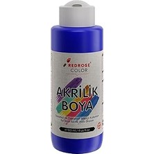 Hace Bazaar Red Rose Mavi Akrilik Boya 120 ml -Hcb
