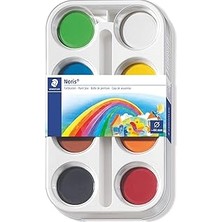 Hace Bazaar Staedtler 8870 K8 Noris Clup Sulu Boya 8'li , Paletli Boya Tablet Çapı 44MM -Hcb