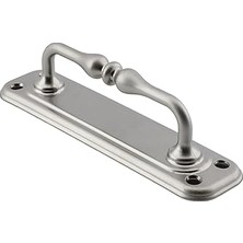 Hace Bazaar BADEM10 Saclı El Tutamagı Çekme Kolu Kapı Tutma Kulbu 18,5 cm Krom Metal Kulp Kapı Tutamağı -