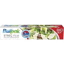 Hace Bazaar Burpak Eko Şeffaf Mutfak Rulo Streç Film Folyo - 30 Cm. x 166 Metre - 9.5 Mikron - Gıdaya Uygun -