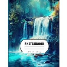 Hace Bazaar Sketchbook: Waterfall, Blank Sketch Book For Kids, Adults, Artist Notebook/journal For Drawing, Writ