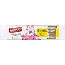 Hace Bazaar Korosplast Lotus Çiceği Kokulu Büzgülü Çöp Poşeti, Orta -Hcb