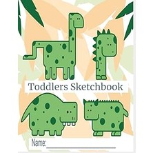 Hace Bazaar Toddlers Sketchbook:: Cute Large 8.5 x 11 Notebook For Scribbling Sketching Drawing Coloring Paintin