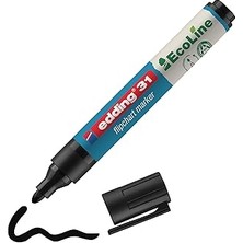 Hace Bazaar Edding Flipchartmarker 31 Ecoline, Yeniden Doldurulabilir, 1,5 – 3 Mm, Siyah -Hcb