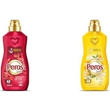 Hace Bazaar Peros Seti | 1440 ml Amber Çiçeği & Sandal Ağacı X1 + Yumuşatıcı Yasemin Saflığı 1440 ml