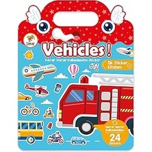 Hace Bazaar Lino Tekrar Tekrar Kullanılabilen Ilk Sticker Kitabım Vehicles -Hcb
