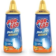 Hace Bazaar Porçöz Bulaşık Makinesi Parlatıcısı (Bodrum Mandalinası - Datça Bademi) 500 ml (2 Paketi) -