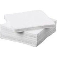 Hace Bazaar Ikea Fantastisk Kağıt Peçete, Beyaz, 50 Adet – 24 x 24 Cm, Einzelpackung -Hcb