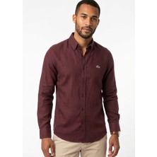 Lacoste Regular Fit Keten Gömlek