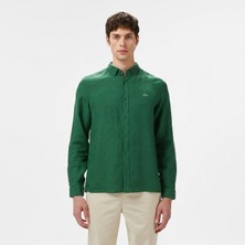 Lacoste Regular Fit Keten Gömlek
