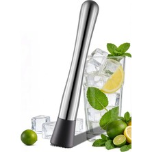 Premini Paslanmaz Çelik Mojito Bar Kokteyl Tokmağı ve Meyve Buz Ezici