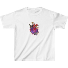 Hace Global Çocuk Baskılı T-Shirt - Beyaz -Hcb
