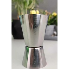 Premini Paslanmaz Çelik Bar Ölçeği 25-50 Ml, Viski ve Kokteyl Ölçüm Aracı