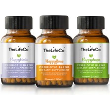 TheLifeCo 3'lü Probiyotik Paketi (Happyflora, Happybiota, Happyshape)