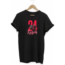 Lune Store 24 Kasım Öğretmenler Günü Öğretmen Hediyesi Baskılı Oversize T-Shirt - Siyah