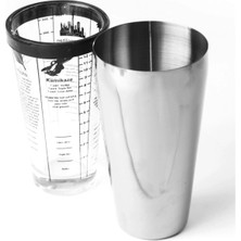 Premini Paslanmaz Çelik Boston Shake Seti 700 Ml, Şık ve Dayanıklı Tasarım