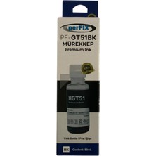 Gees Global Perfıx Hp GT51BK X4E40AE Siyah Şişeli Mürekkep  90ML