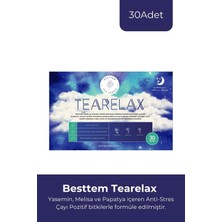 Besttem Tearelax Bitkisel Karışım – Melisa ve Lavanta Özlü Gece Rutini Desteği - 30 Adet