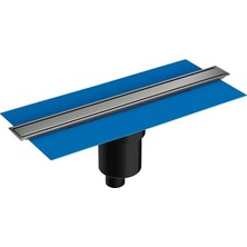 Vitra DK100 Eco-Flow Duş Kanalı Alttan Sifon, 80 Cm, Mat Krom