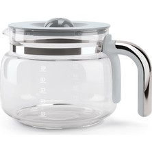 Smeg DCF02 Filtre Kahve Makinesi Cam Karaf Dayanıklı Yapı ile Şık Görünüm Sunar