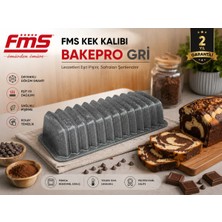 Fms Bakepro Gri Döküm Granit Kek Kalıbı | Yapışmaz Yüzeyli |
