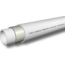 Fırat Kompozit 20 mm PPRC Temiz Su Borusu 4 Metre (PN20) Cam Elyaf Takviyeli Hijyenik Boru