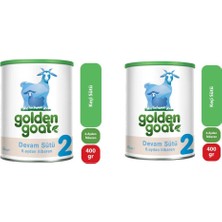 Golden Goat 2 Keçi Sütü Bazlı Kaşık Maması 400 Gr *2 Kutu 6-12 Ay Arası Bebekler İçin Sütlü İçerik