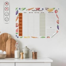 Sihirli Tahta Statik Kağıt Haftalık Menü (Model-2)