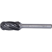 Dwcarbide Demir Dışı Malzemeler Için C Tipi Silindirik Oval Başlı Karbür Kalıpçı Frezesi 8.0 x 6mm DWFAC08