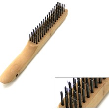 Colezium Ahşap Saplı Tel Fırça 4 Sıralı