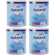 Aptamil Prosyneo 1 Bebek Sütü 400 gr 0-6 Ay İçin Sütlü Biberon Maması 4 Adet