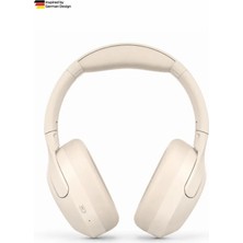 Tedinex Vıper TX20 Bluetooth 6.0 Kablosuz Kulaklık Kulak Üstü Anc Aktif Gürültü Engelleme 5 Mikrofonlu 70 Saat Pil Ömrü Bej