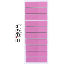 Sibga Tasarım Pembe Fuşya Renkli Şeffaf Postit Post-It Post It. Kitap Ayracı Ayraç Plastik Postit Sticker Not Kağıdı 200 Yaprak