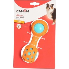Camon Tpr Bilyalı ve Gıcırtılı Kemik Şeklinde Eğlenceli Köpek Oyuncağı 16 cm