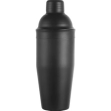 Premini Çelik Kokteyl Shaker, Siyah, 700 Ml, Profesyonel ve Modern Tasarım