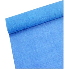 KİKA Çiçekçi Krep Kağıdı Çiçek Paketleme 180GR 2,5m 2,5m Mavi