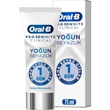 Oral-B Pro 3D White Clinical Yoğun Beyazlık Parlak Mükemmellik Diş Macunu 75 Ml Beyazlatıcı Özellik