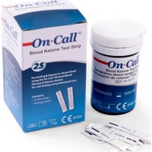On Call Keton Ölçüm Stribi 25 Test Hafif ve Dayanıklı Medikal Ürünler İçin Profesyonel Kalite