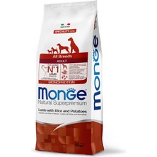 Monge All Breeds Tek Proteinli Tüm Irklar için Kuzulu Yetişkin Kö