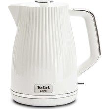 Tefal Loft 2400 Watt Beyaz Su Isıtıcı Kettle 1,7 Litre Gizli Rezistanslı Otomatik Kapanma