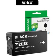 Star Film Hp 712 3ED70A Siyah Muadil Kartuş T210 T230 T250 T630 T650